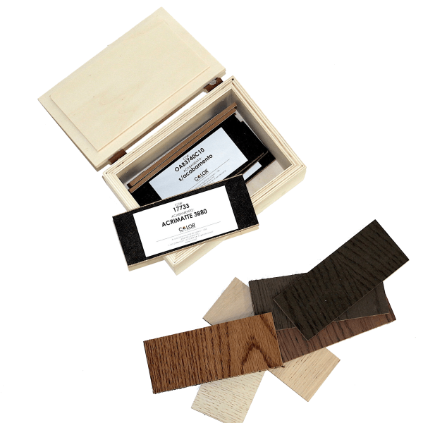 caixa amostras s fundo